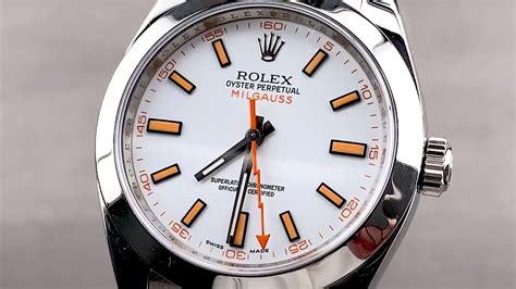 rolex milgauss model comparison|rolex milgauss white dial review.